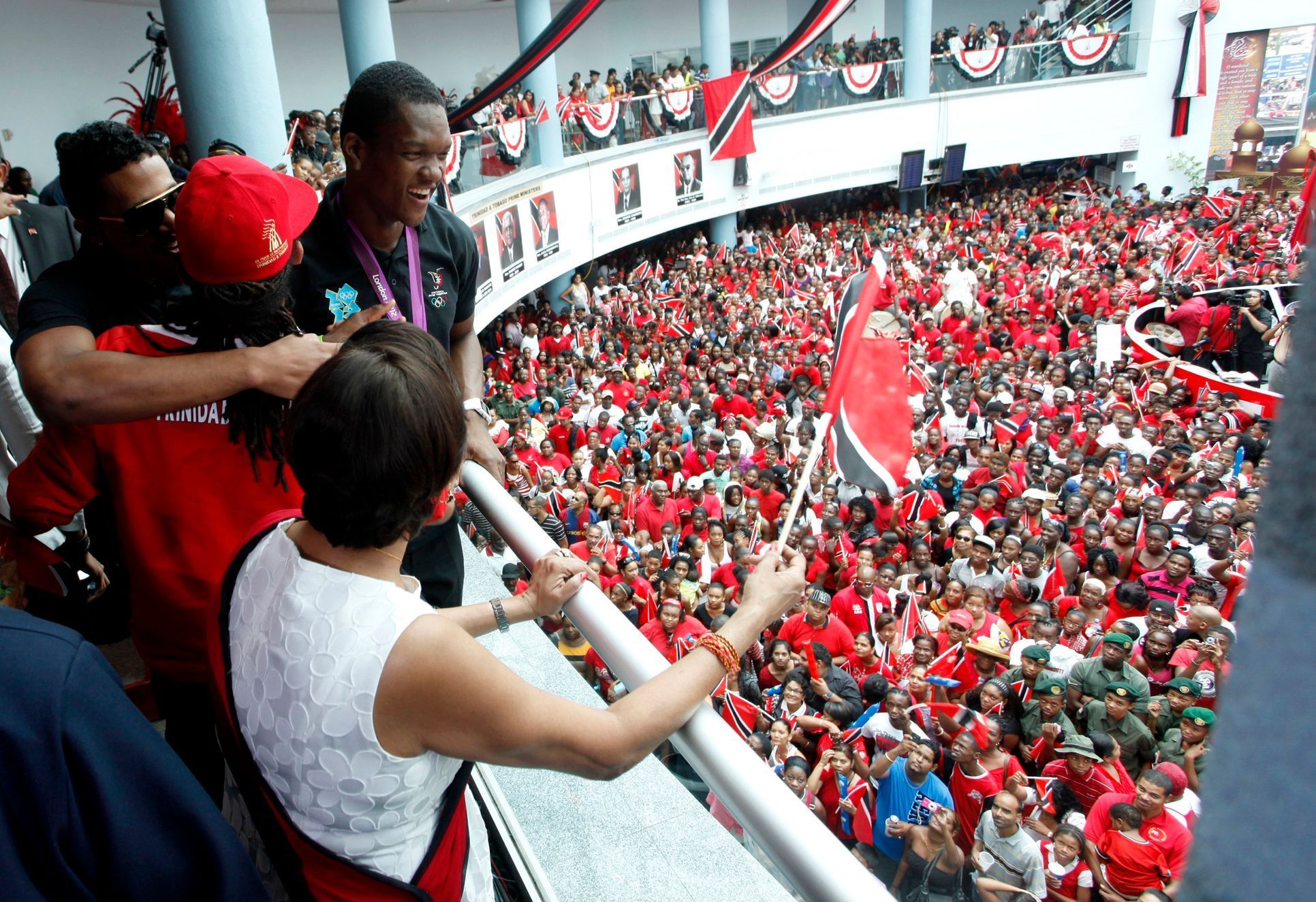Trinidad a Tobago vítá vítěze OH 2012 oštěpaře Keshorna Walcotta