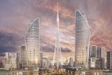 Mrakodrap pojmenovaný zatím jen The Tower má vzniknout v dubajském přístavu (Spojené arabské emiráty) do roku 2020. Projekt s výškou 928 metrů navrhl architekt Santiago Calatrava.