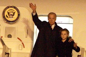 Joe Biden na návštěvě u premiéra Fischera