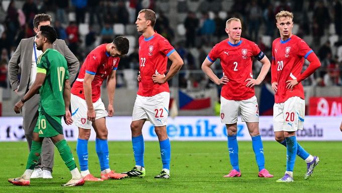 Čeští fotbalisté po remíze se Saúdskou Arábií