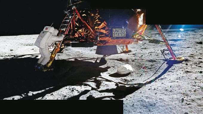 Unikátní snímky NASA z dobývání Měsíce.