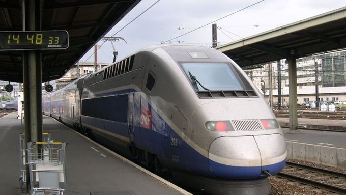 Rychlovlak TGV, ilustrační foto.