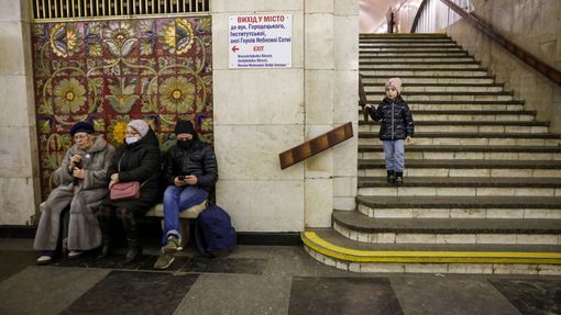 Metro v Kyjevě funguje i jako kryt.