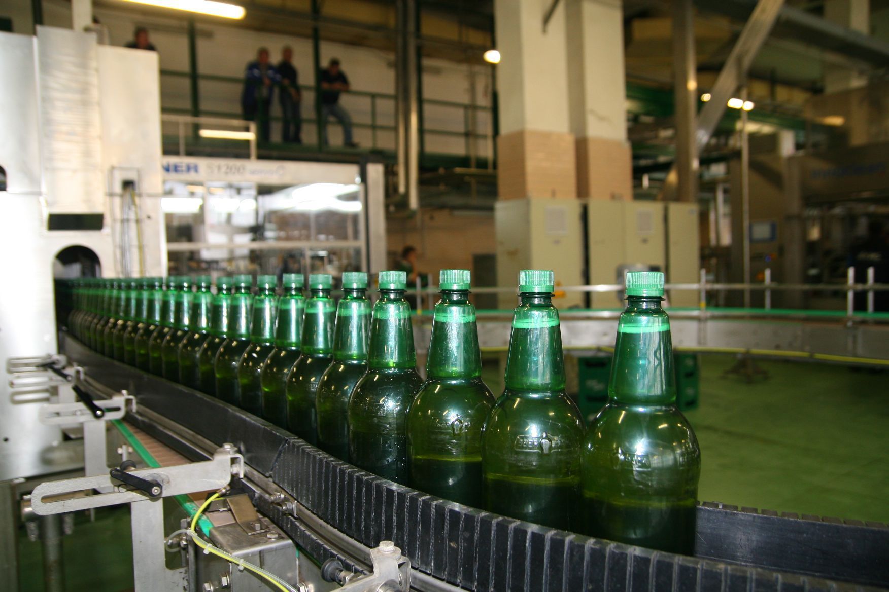 Linka na stáčení piva do PET lahví
