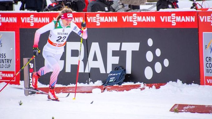 Eva Vrabcová Nývltová ještě nastoupila k pátečnímu sprintu.