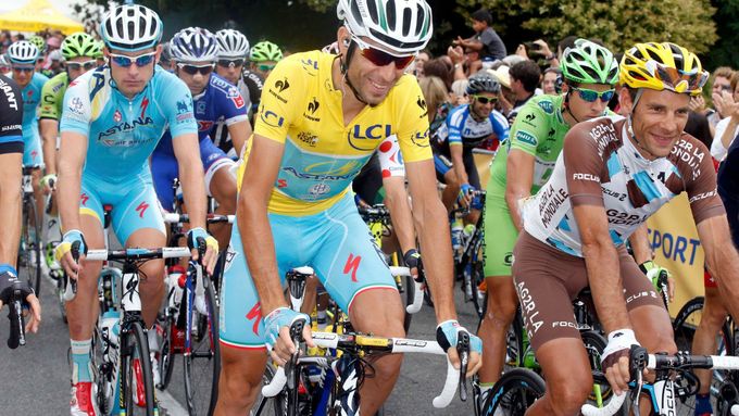 Vincenzo Nibali v 18. etapě Tour de France 2014