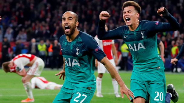 Semifinále Liga mistrů, Ajax - Tottenham (Lucas Moura)
