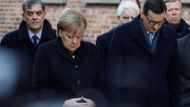 Angela Merkelová v Osvětimi, prosinec 2019