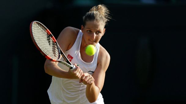 Kristýna Plíšková ve druhém kole Wimbledonu 2015