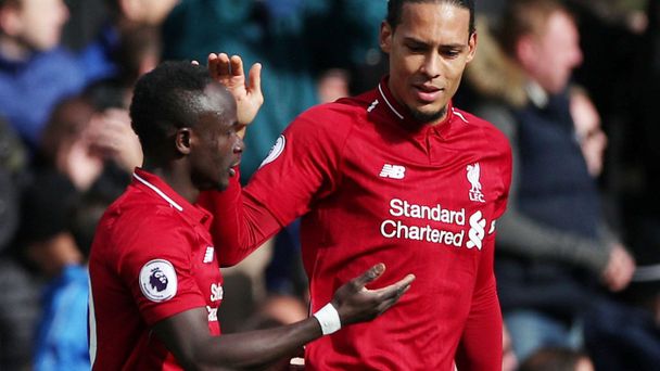 Sadio Mané a Virgil van Dijk