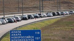 krymšský most zácpa