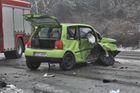 V části Česka sníh komplikuje dopravu. V Moravskoslezském kraji řešila policie zvýšený počet nehod