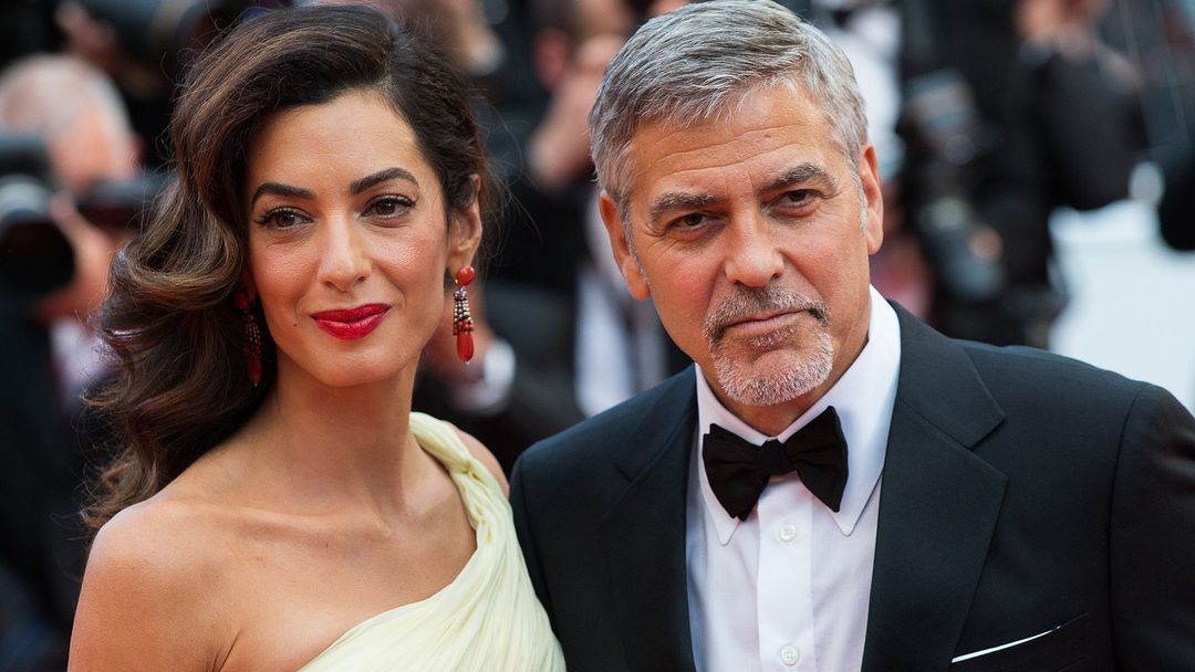 George Clooney s manželkou Amal.