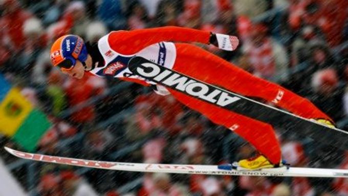 Anders Bardal z Norska - vítěz závodu SP ve skocích na lyžích v Zakopaném