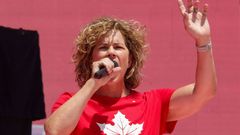 Three-time rowing gold-medallist Marnie McBean is named Canada's Olympic chef de mission for the Tokyo 2020 Summer Games  during Canada Day festivities on Parliament Hill in Ottawa