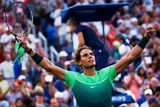 Radost. Rafael Nadal je ve třetím kole letošního US Open. V něm se střetne s Italem Fabiem Fogninim.