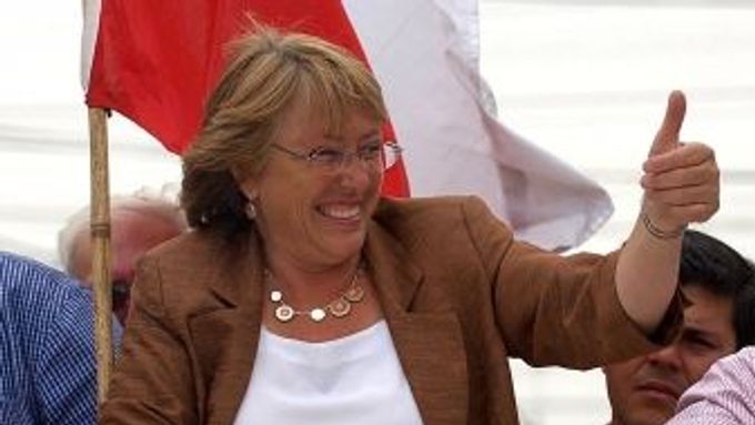Chilská prezidentka Michelle Bacheletová.