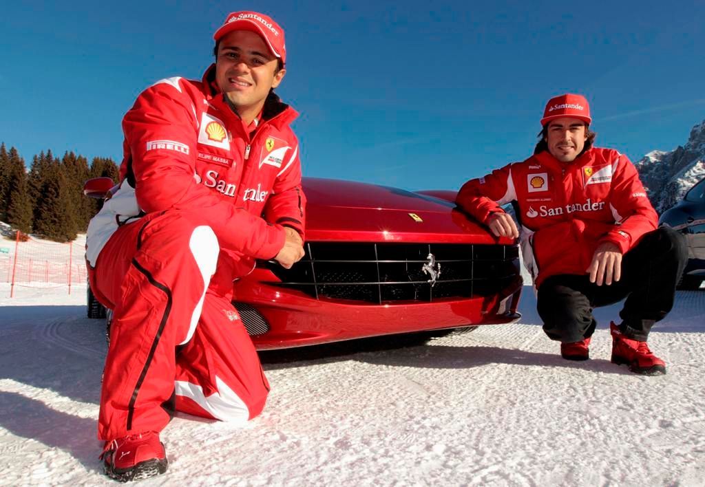 Mítink Ferrari: Alonso, Massa, Ferrari FF
