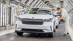 Škoda Enyaq výroba Mladá Boleslav listopad 2020