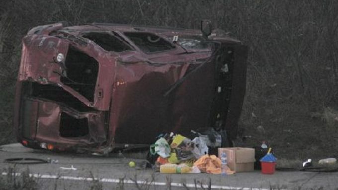 Nehoda na dálnici D1 se stala mezi Vyškovem a Rousínovem