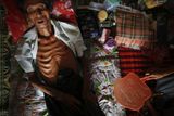 Pacient s AIDS leží v indonéském hospici v Yangonu.