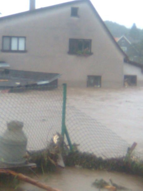 Povodně srpen 2010: Heřmanice u Frýdlantu
