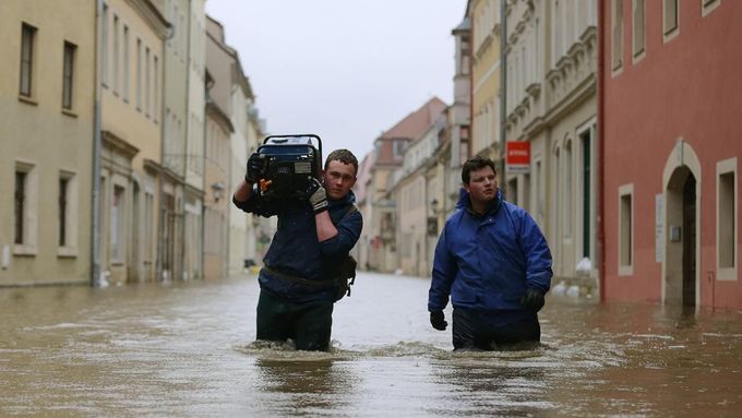 ilustrační foto (zatopená Pirna v Sasku)