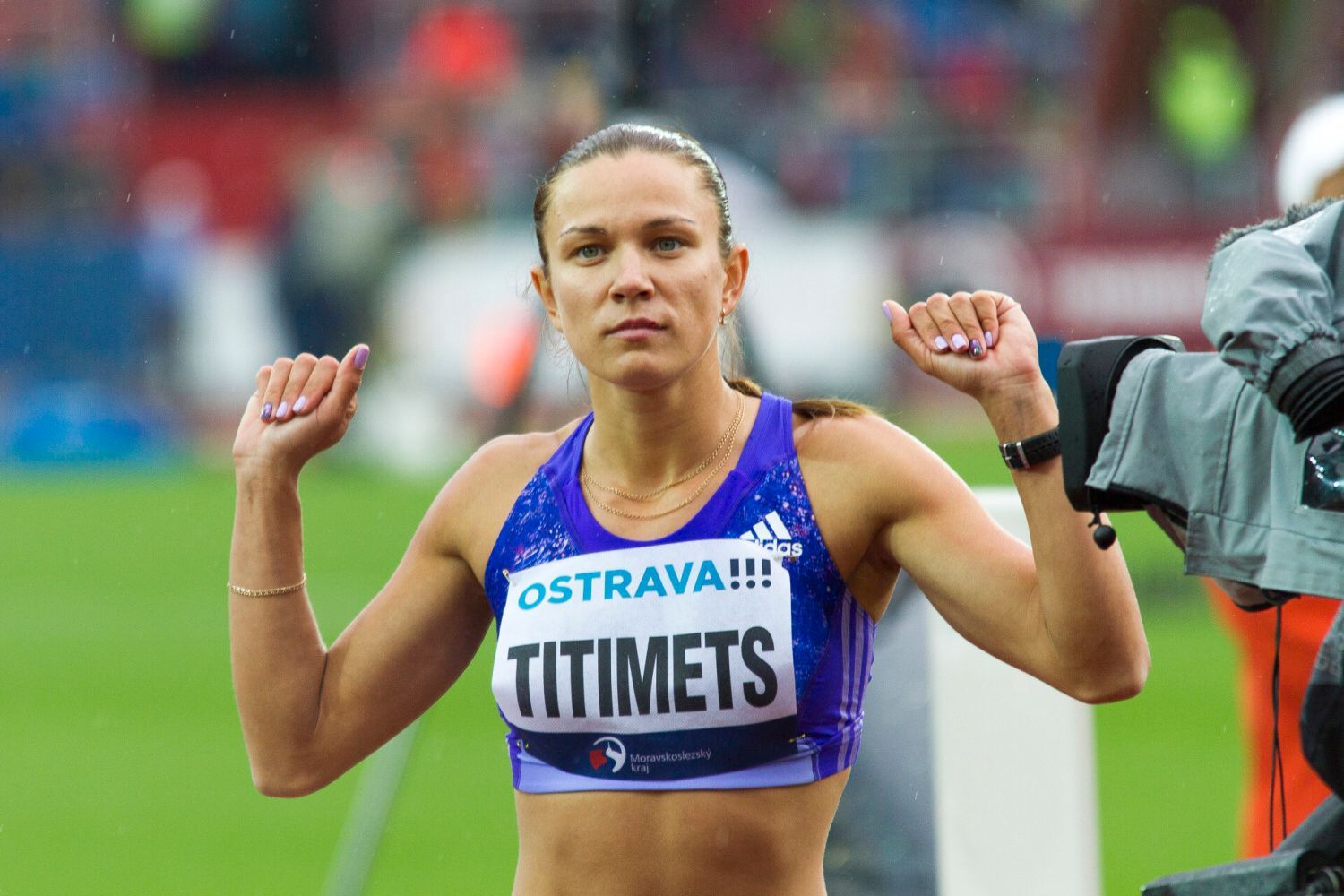 Zlatá tretra 2015: Hanna Titimetsová (400 m př.)