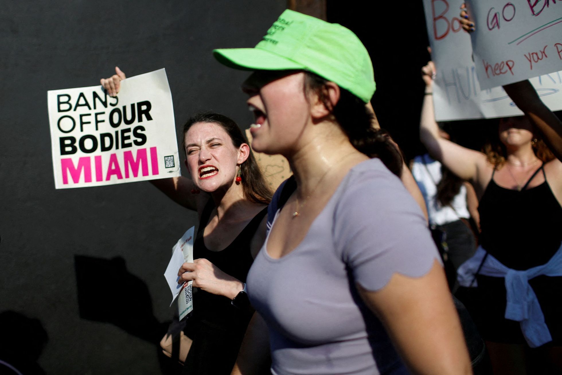 USA potraty florida interrupce demonstrace ženy