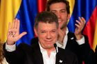 Prezidentem Kolumbie zůstane Santos, dohoda s FARC má naději
