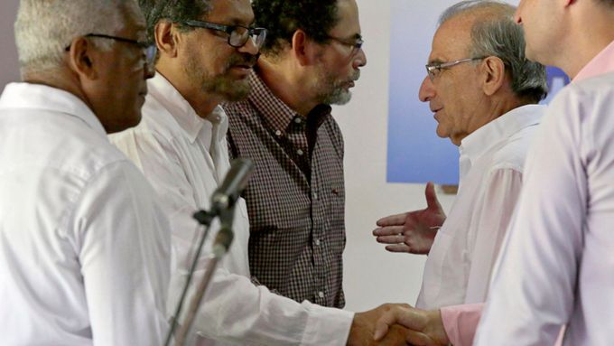 Jednání s FARC.