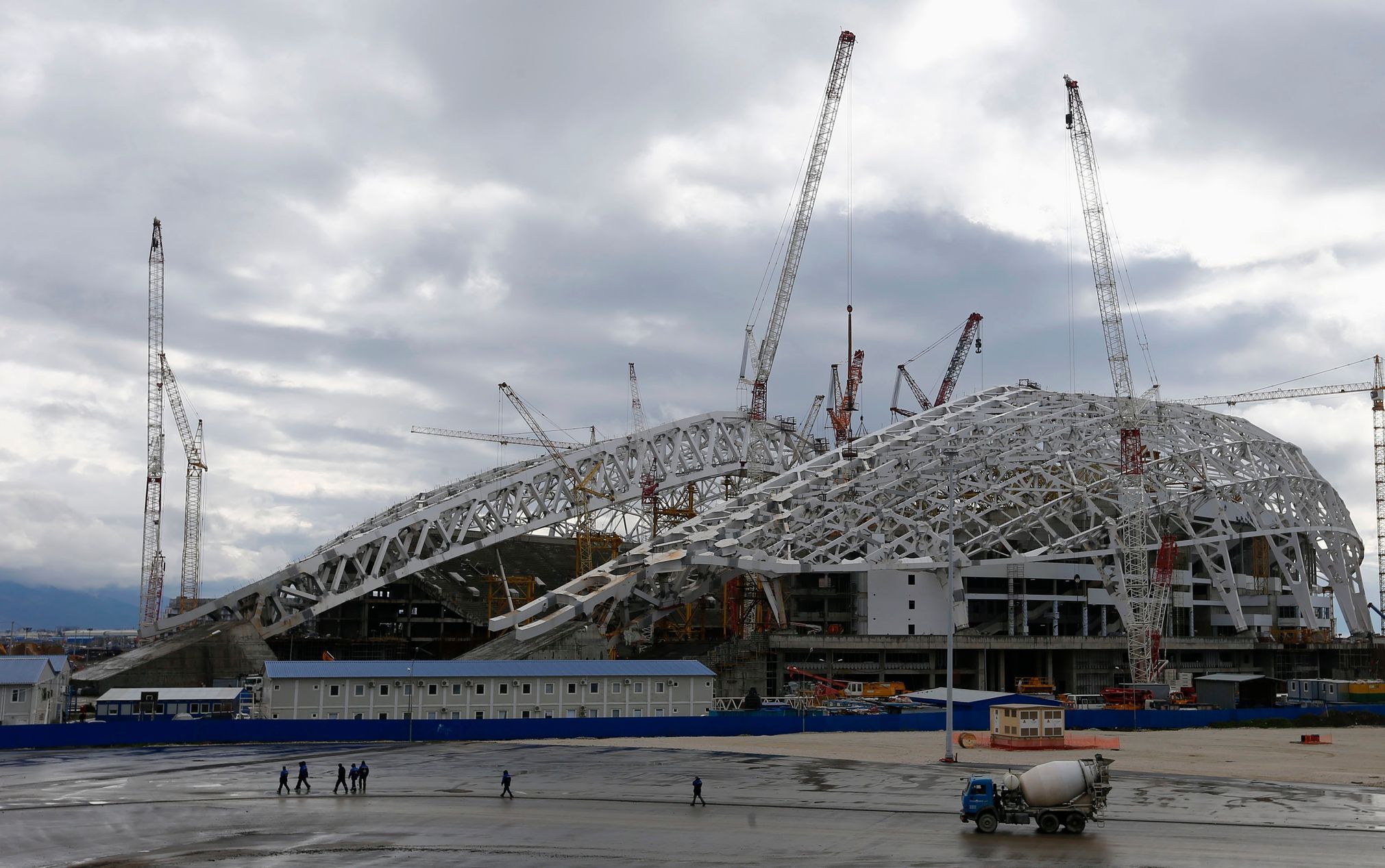 Olympijský stadion Fišt pro zimní olympijské hry v Soči (2014)