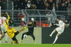 Patrik Schick v zápase RB Lipsko vs Dortmund