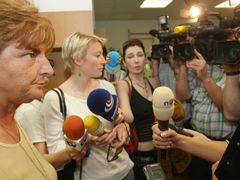 Marie Vodičková ráda hovoří s novináři.