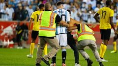 fotbal, Argentina - Jamajka, Lionel Messi, fanoušek