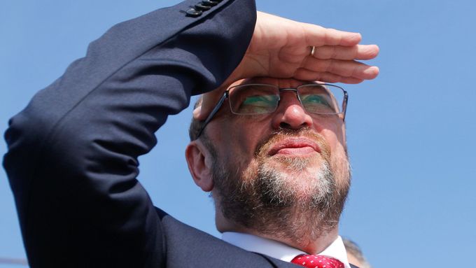 Volební lídr německých sociálních demokratů Martin Schulz.