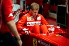 Vettel se poprvé po přestupu projel v monopostu Ferrari