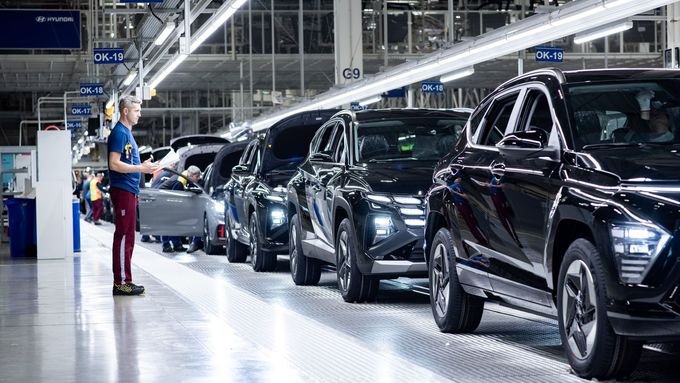 Automobilka Hyundai v Nošovicích.