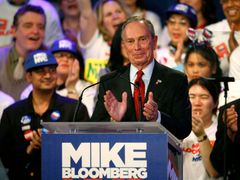 Starosta New Yorku Michael Bloomberg.