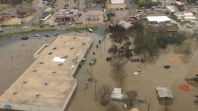 Povodně, Louisiana