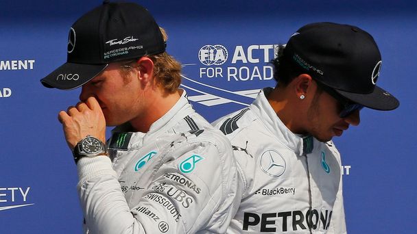 F1: Nico Rosberg a Lewis Hamilton