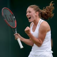 Jekatěrina Alexandrovová Jekatěrina Alexandrovová v 1. kole Wimbledonu