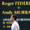 Britský tenista Andy Murray během utkání se Švýcarem Rogerem Federerem ve finále Wimbledonu 2012.