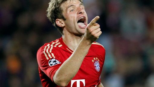 Fotbal, Liga mistrů, Barcelona - Bayern Mnichov: Thomas Müller