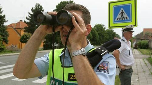Policejní kontrola - ilustrační foto