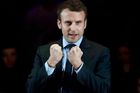 Kandidát na francouzského prezidenta Emmanuel Macron.