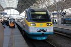Rychlý vlak Českých drah přijel z Bohumína na hlavní nádraží v Praze.