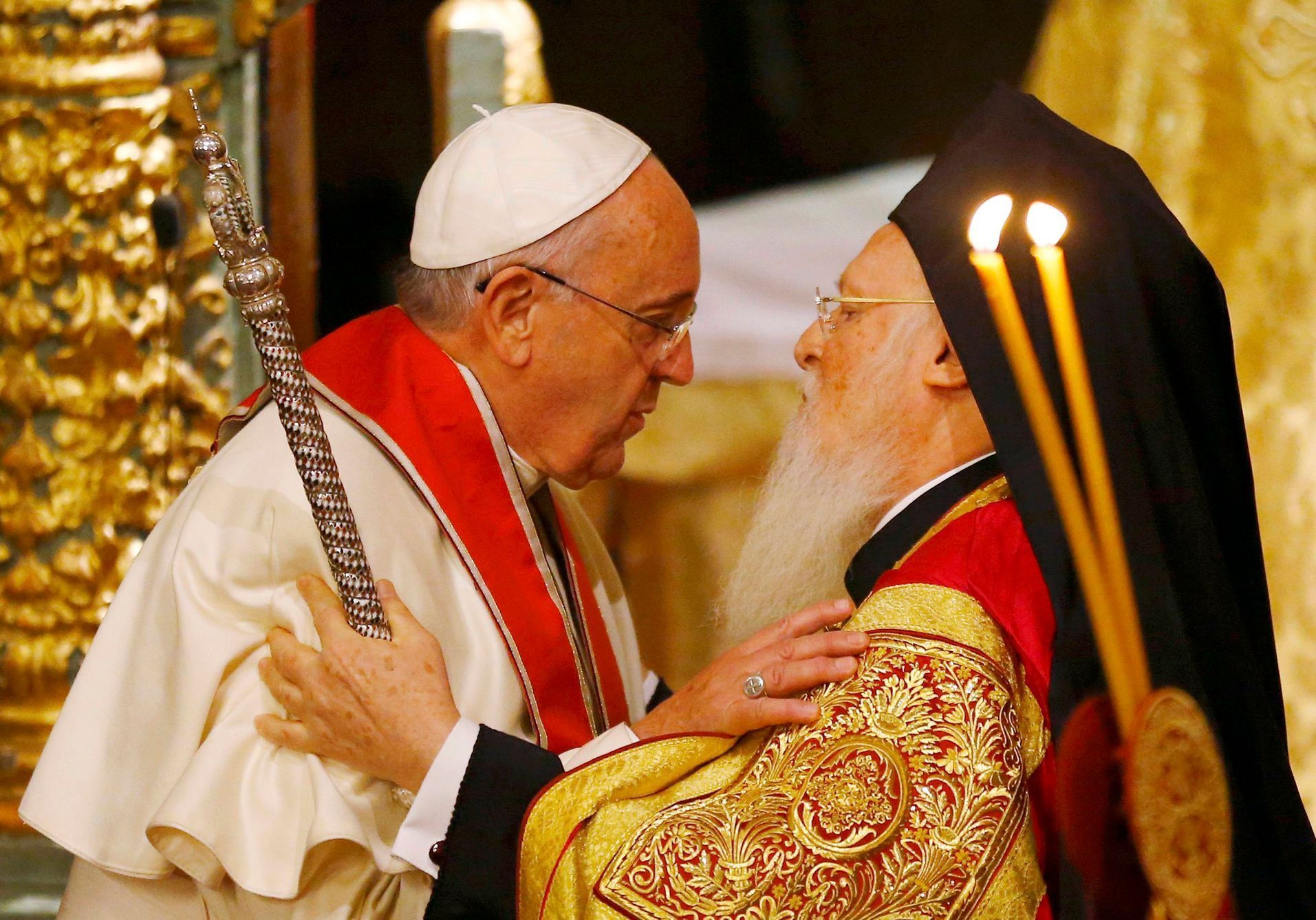 Papež František a patriarcha Bartoloměj
