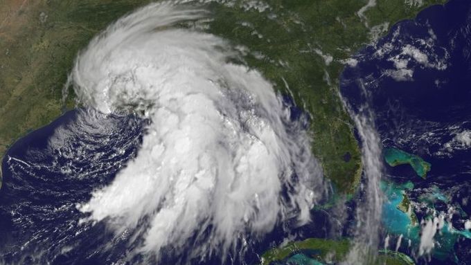 Tropická bouře Lee nad USA