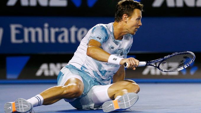 Sestřih zápasu Tomáš Berdych - Andy Murray na Australian Open 2015